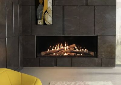Ortal: Front Facing Fireplace 60 H Series (60x21) - Long Logs - primary view
