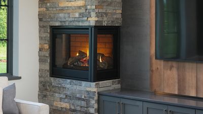 Hearth & Home Technologies: Corner Fireplace - primary view
