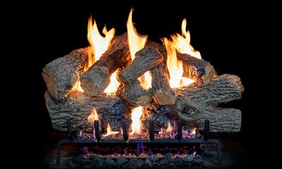 RH Peterson: G31 Series Charred Royal English Oak Logs - 30" - primary view