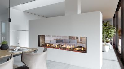 Heat & Glo: Primo II 48 See-Through Fireplace - primary view