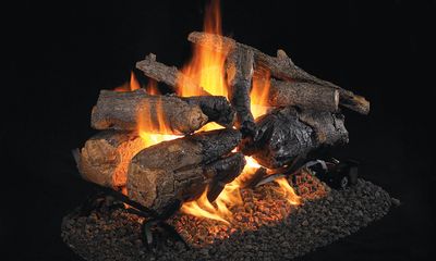 RH Peterson: Charred American Oak See-Thru Logs - 30" - primary view
