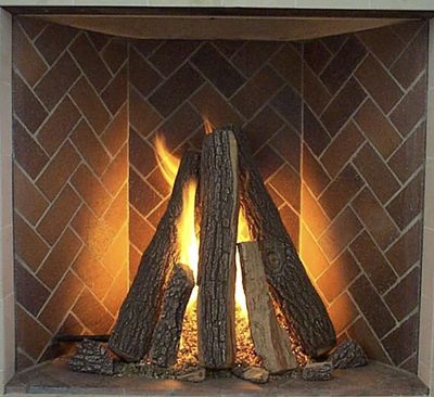 Rasmussen: Rumford Tipi RF-T Tall Vertically Stacked Logs 36in - primary view