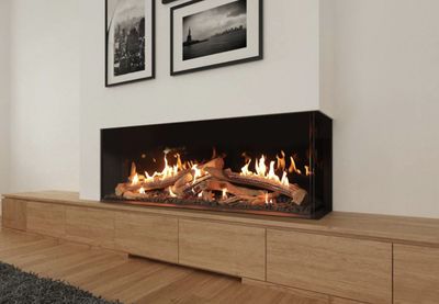 Ortal: Two Sided Corner Fireplace 68H - primary view