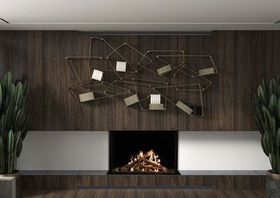 Ortal: Wilderness Two-Sided Corner Fireplace WLS44HHDG - primary view