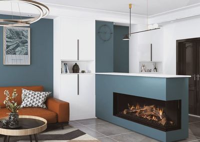 Ortal: Wilderness Two-Sided Corner Fireplace 51H - Left Side - primary view