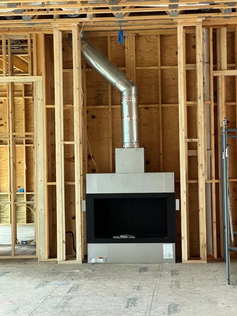 Urban renewal fireplace project on Isle of Palms with Stellar unit