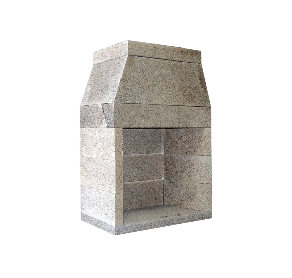 Isokern Standard Series modular volcanic pumice firebox