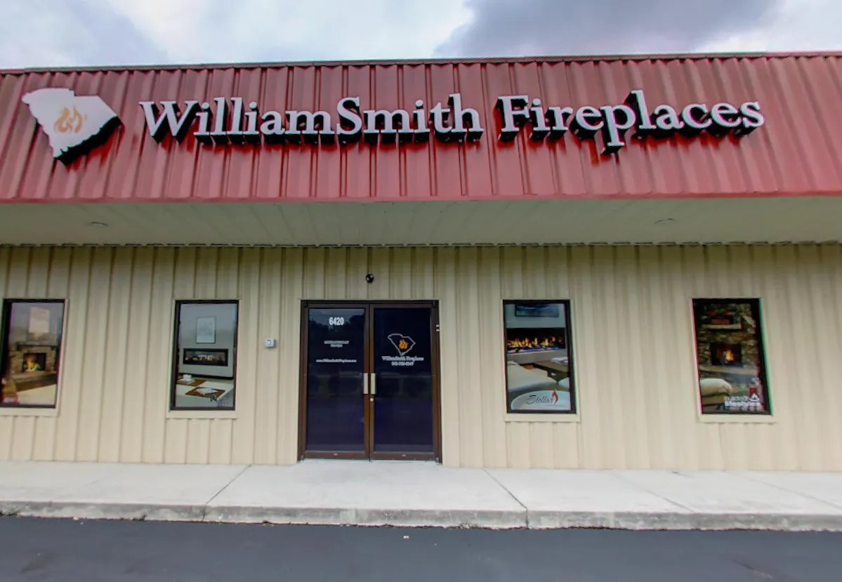 WilliamSmith Fireplaces showroom exterior in North Charleston